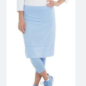 Skye Blue Mesh Snoga Athletic Skirt